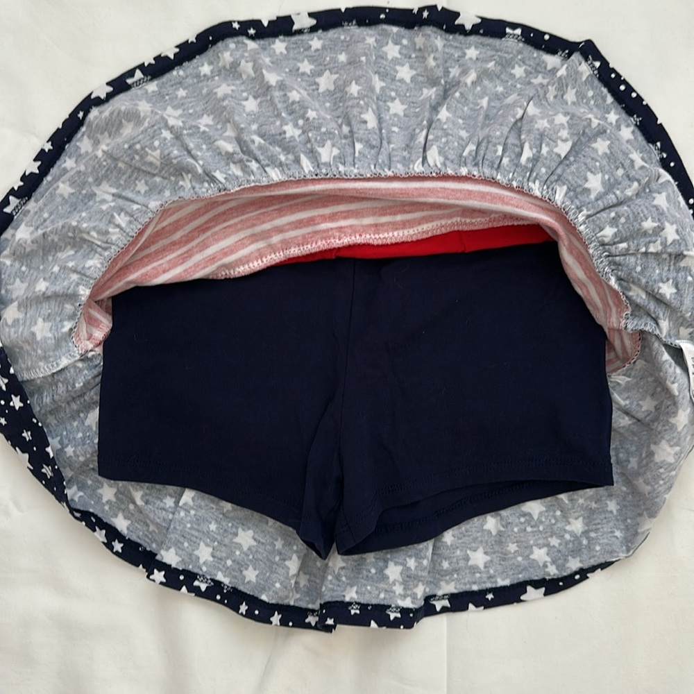 Cynthia Rowley Girls Unicorn Blue/Red Skirt/Top Set Size: 7/8 - Picture 5 of 5